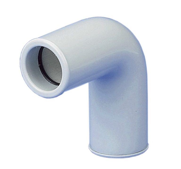 Coude PVC à 90° avec joint torique pour tube rigide Ø 20 mm IDK