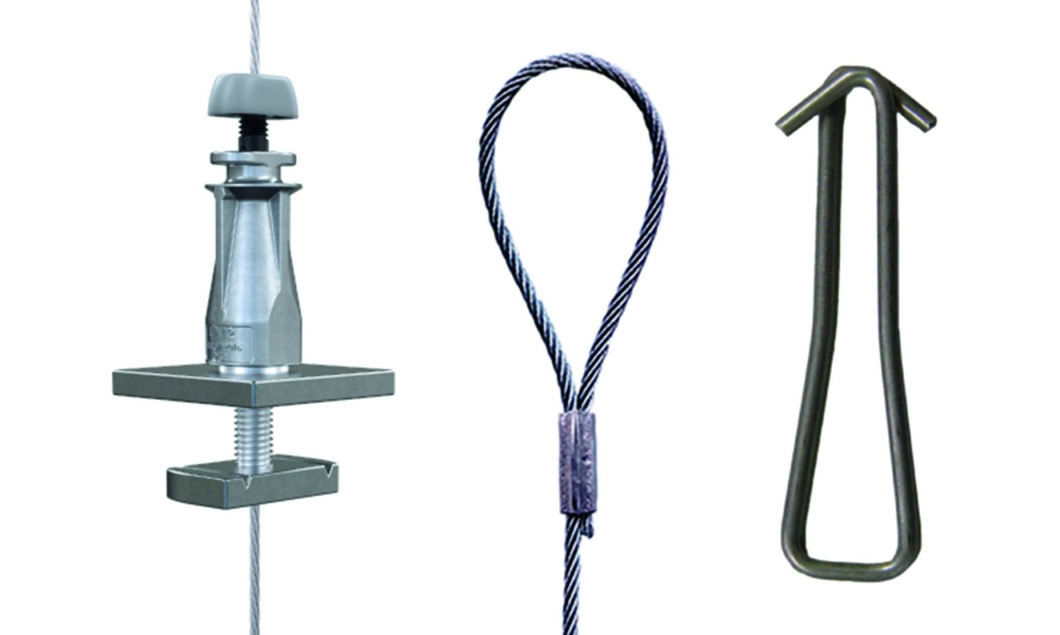 Kit GRIPPLE UniGrip boucle n°2, Long. 2 m, crochets de suspensions pour cassette IDK