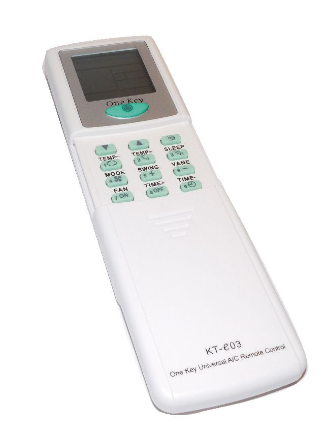 Télécommande universelle infrarouge à clapet avec thermomètre - IDK