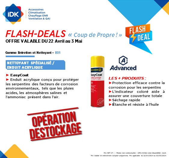 Flash-deals Coup de propre