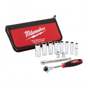 Set clés et douille 3/8" 12 PCS